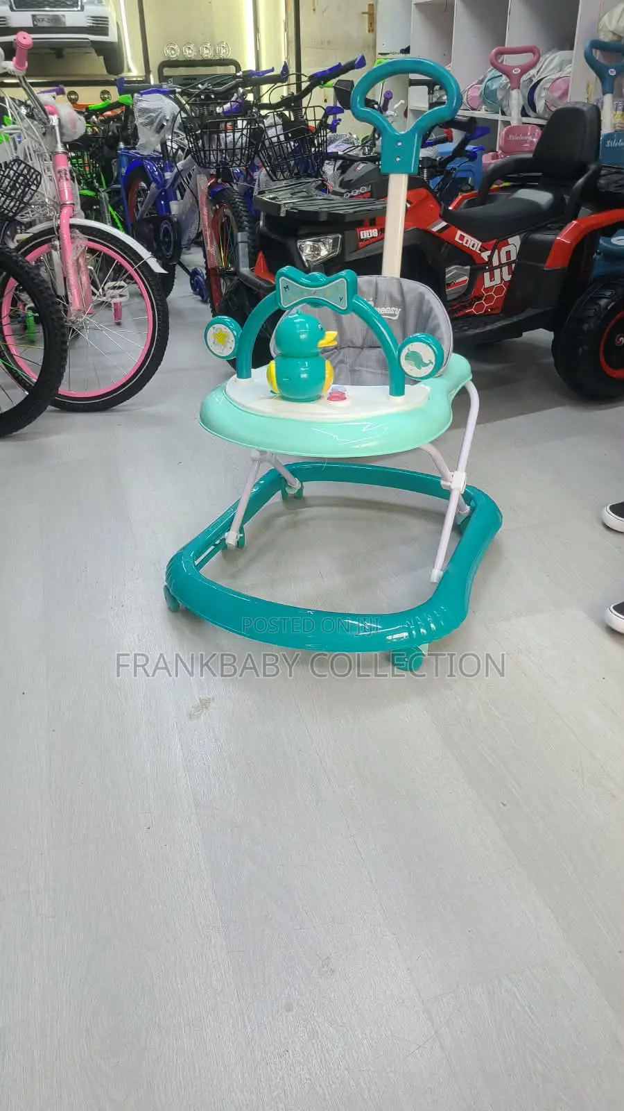 Baby Walker Learning to Walk With Push Handle Music