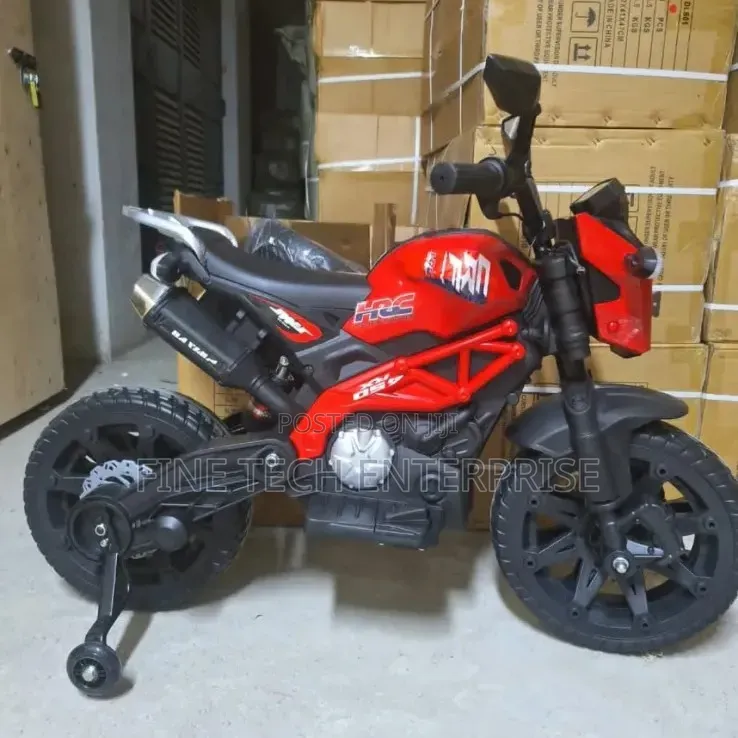 *Kids Electric Motorbike With Rubber Wheels