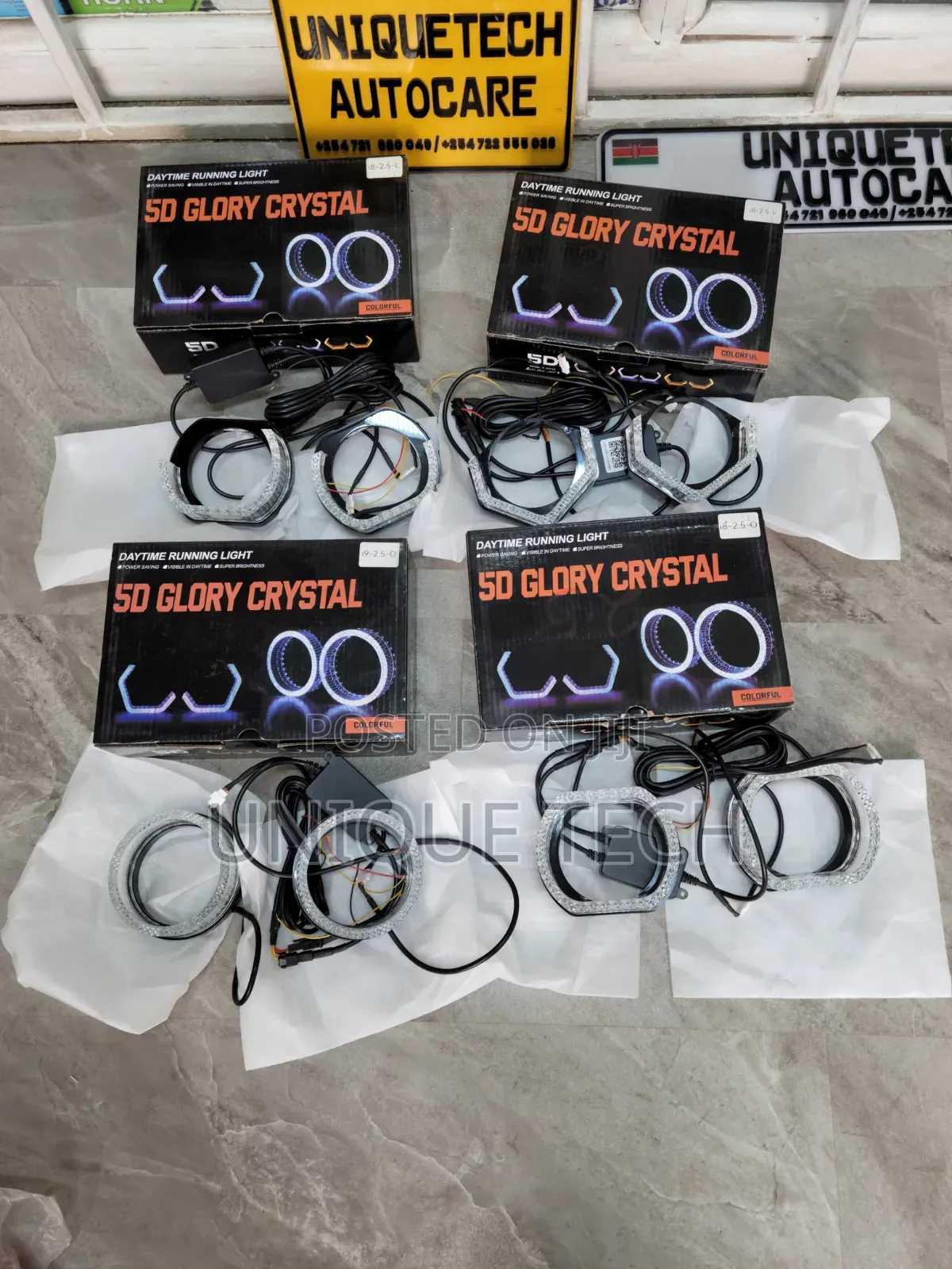 5D Glory Crystal Ring LED Lights 3 Inch 2.5 Inch