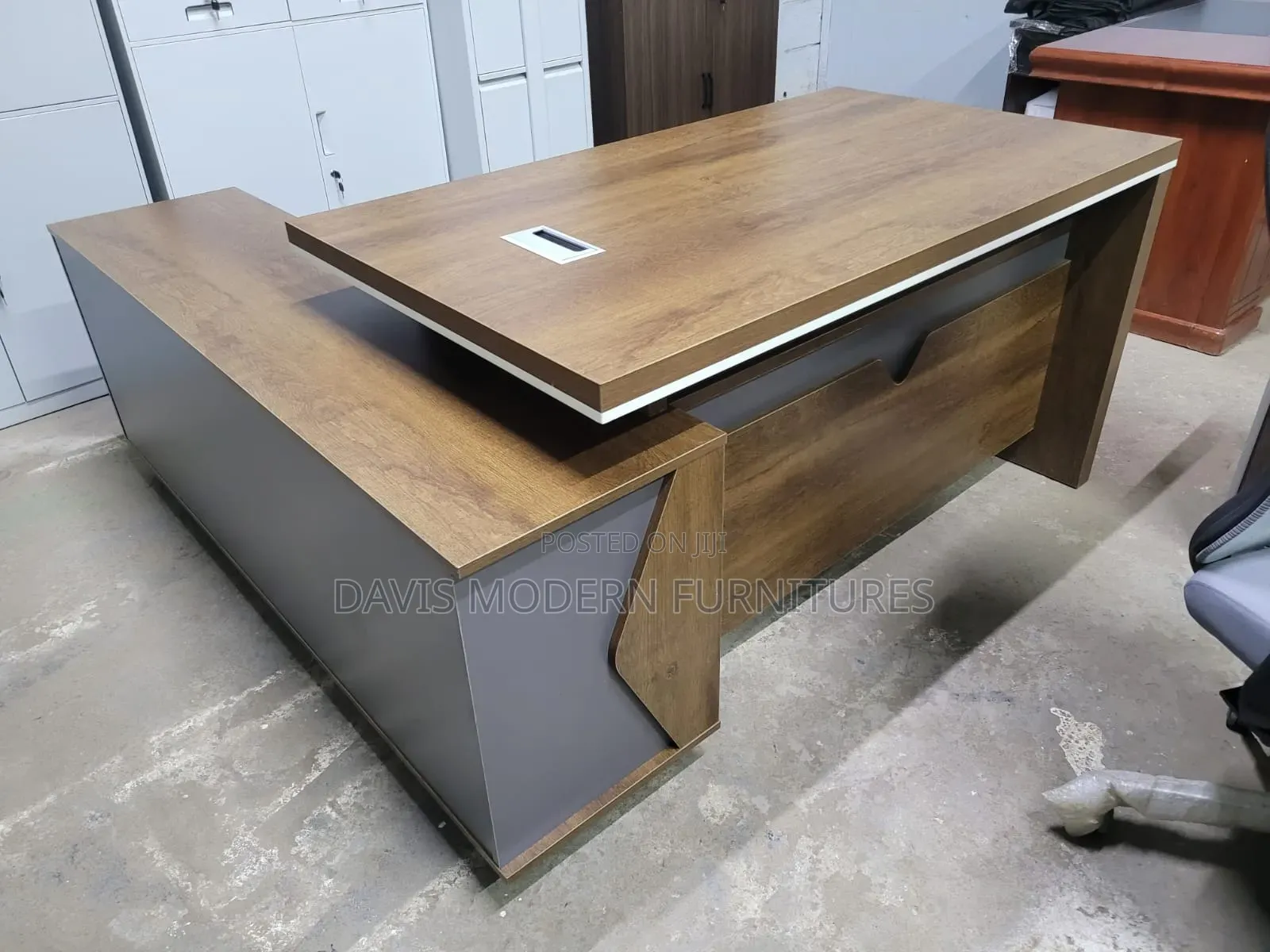 Grey Executive Office Desk
