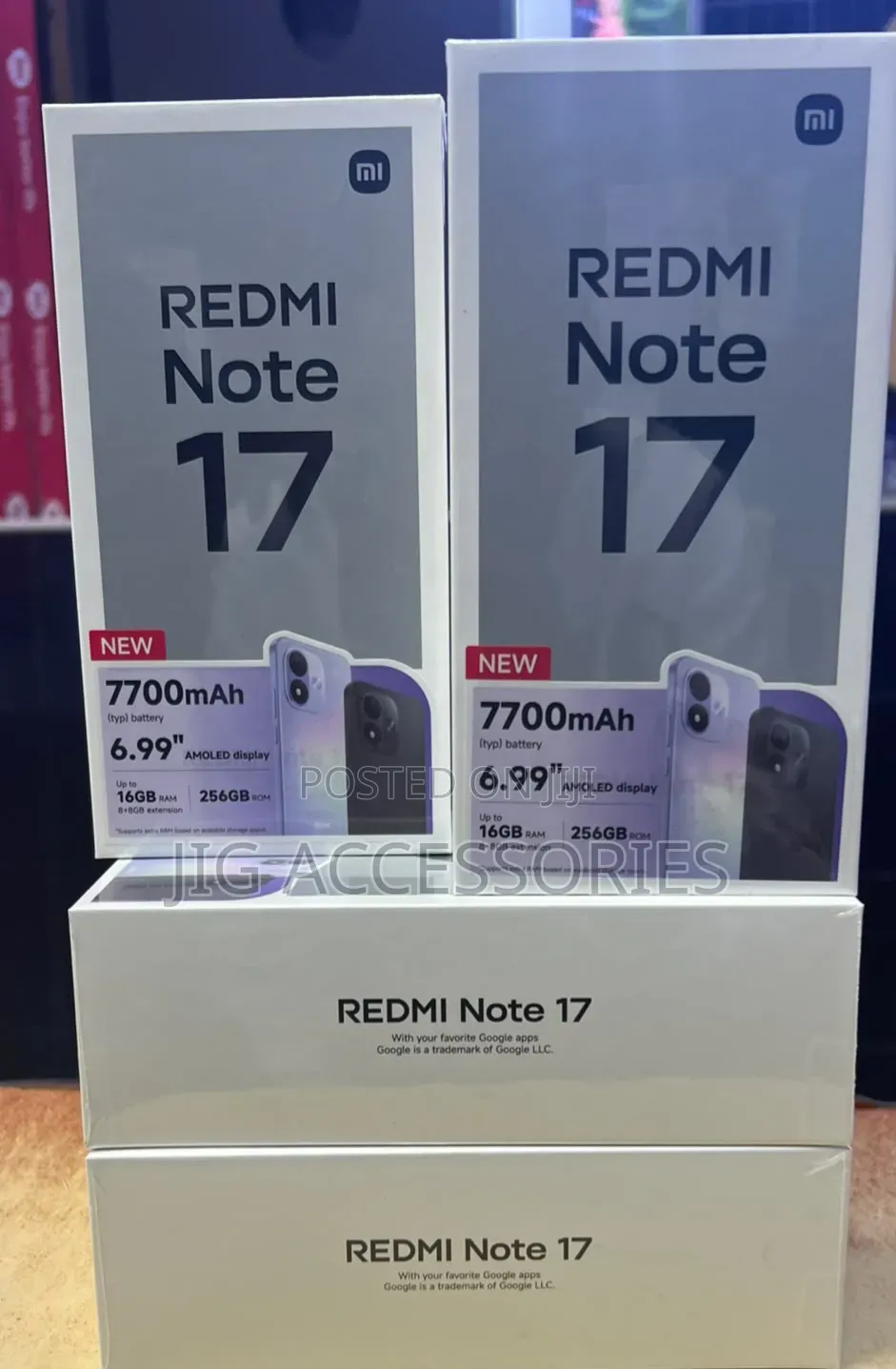 New Xiaomi Redmi Note 17 256 GB Red