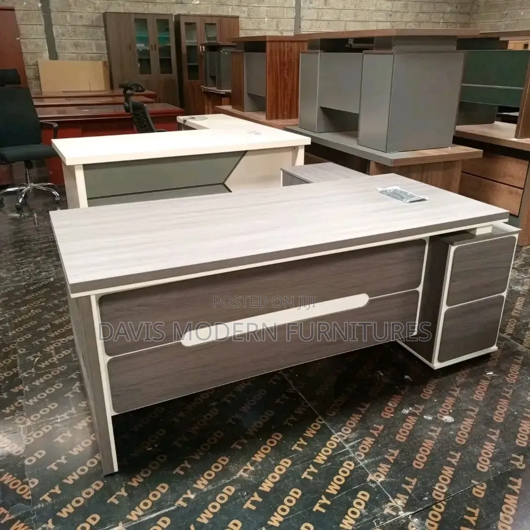 Grey Oak Office Desk
