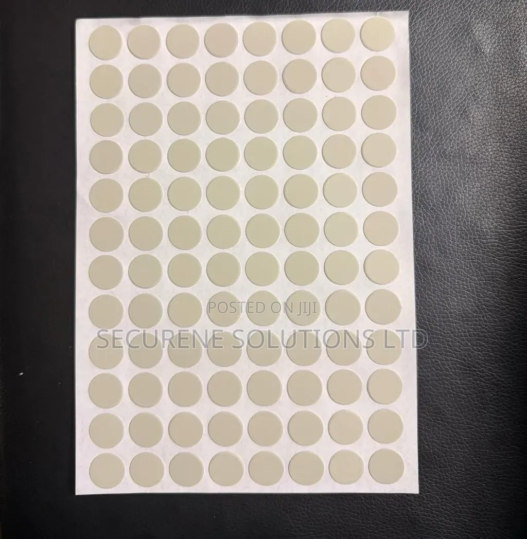 Whitevand Grey 96 Individual Self-Adhesive Screw Hole Cover Caps