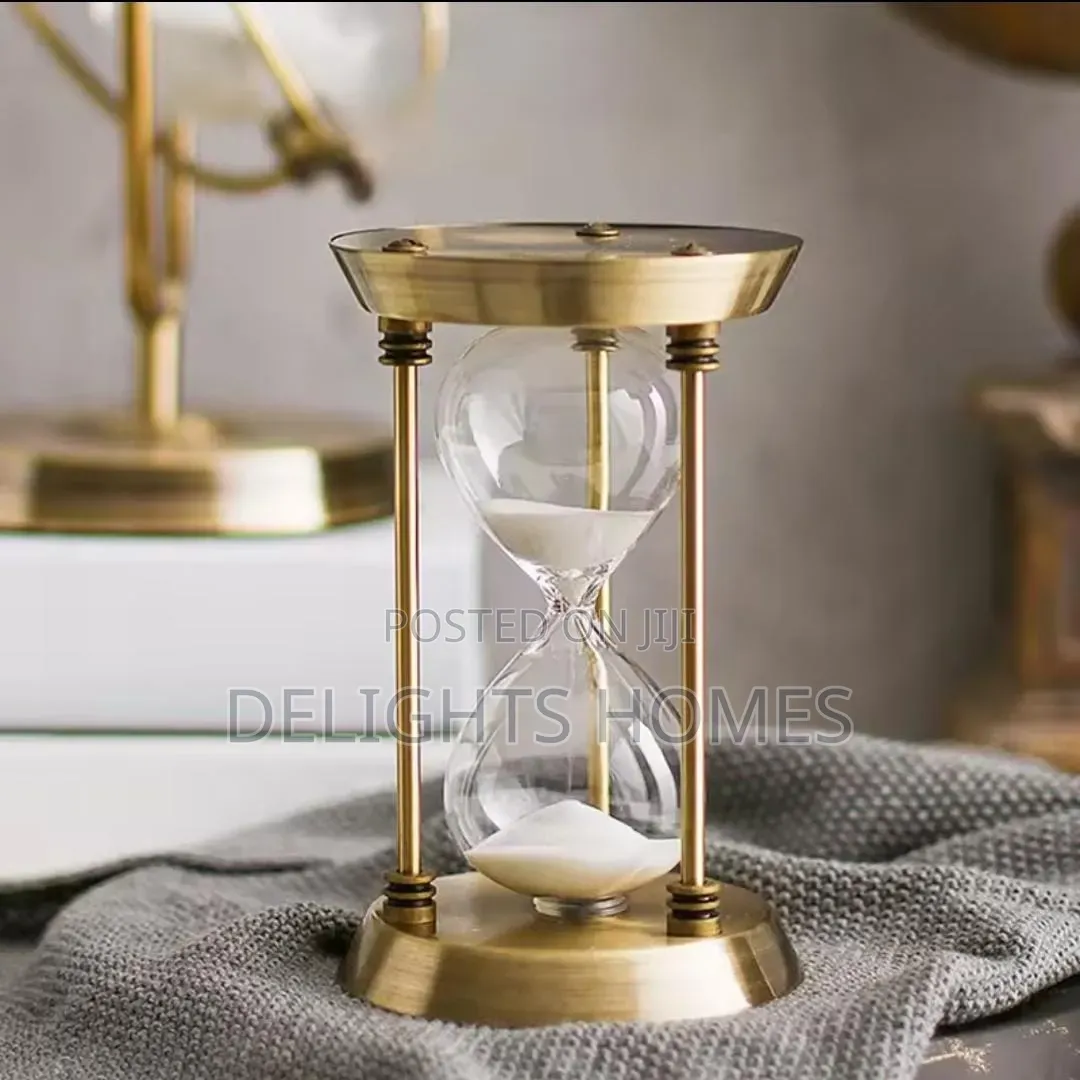 Premium Quality Home Decor Item/) METAL HOURGLASS SandTimer-alp