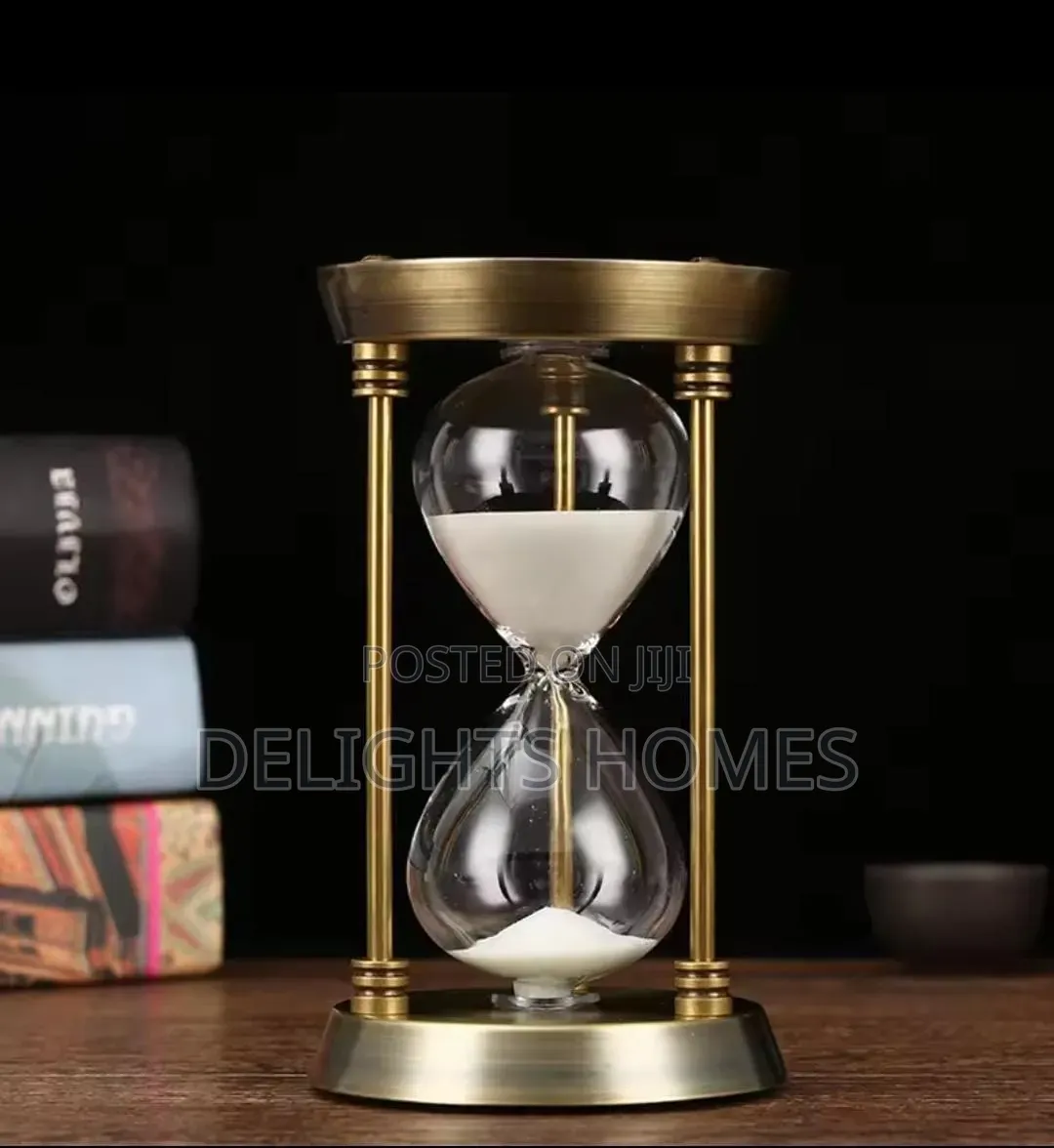 Premium Quality Home Decor Item/) METAL HOURGLASS SandTimer-alp