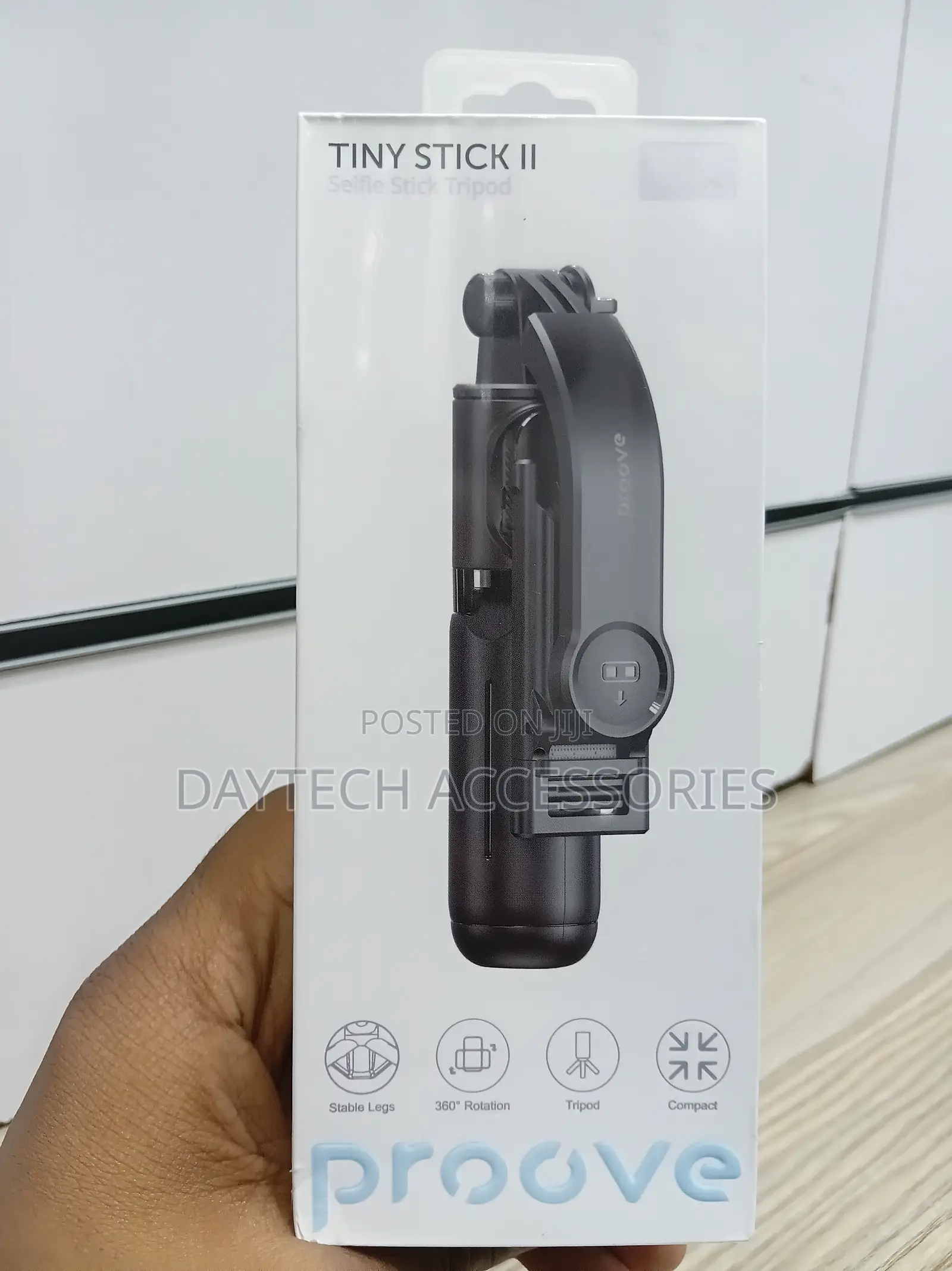 Proove Tiny Stick II 2-in-1 Bluetooth Selfie Stick and Tripod Stand.