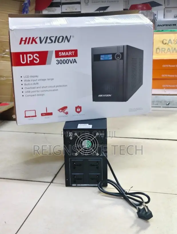 Hikvision 3000va 4 Ports UPS