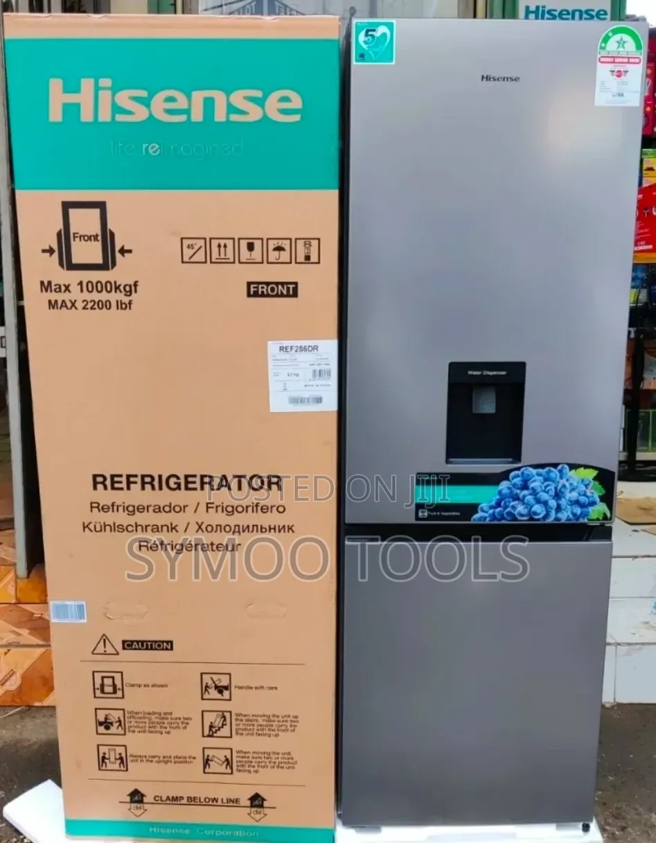 Hisense Double Door Fridge BOTTOM FREEZER 268Litres No Frost