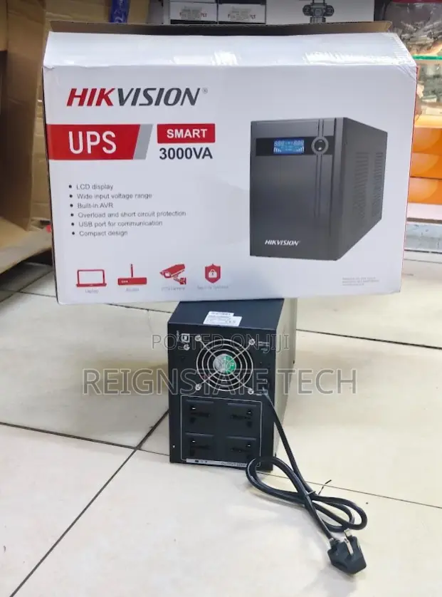 3000VA(3KVA) Hikvision Power Back UP Line Interactive UPS With 4ports