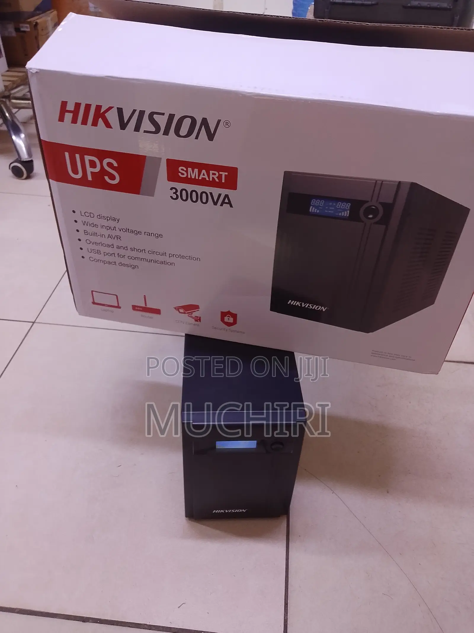 3kva-Hikvision 3000VA Line-Interactive UPS