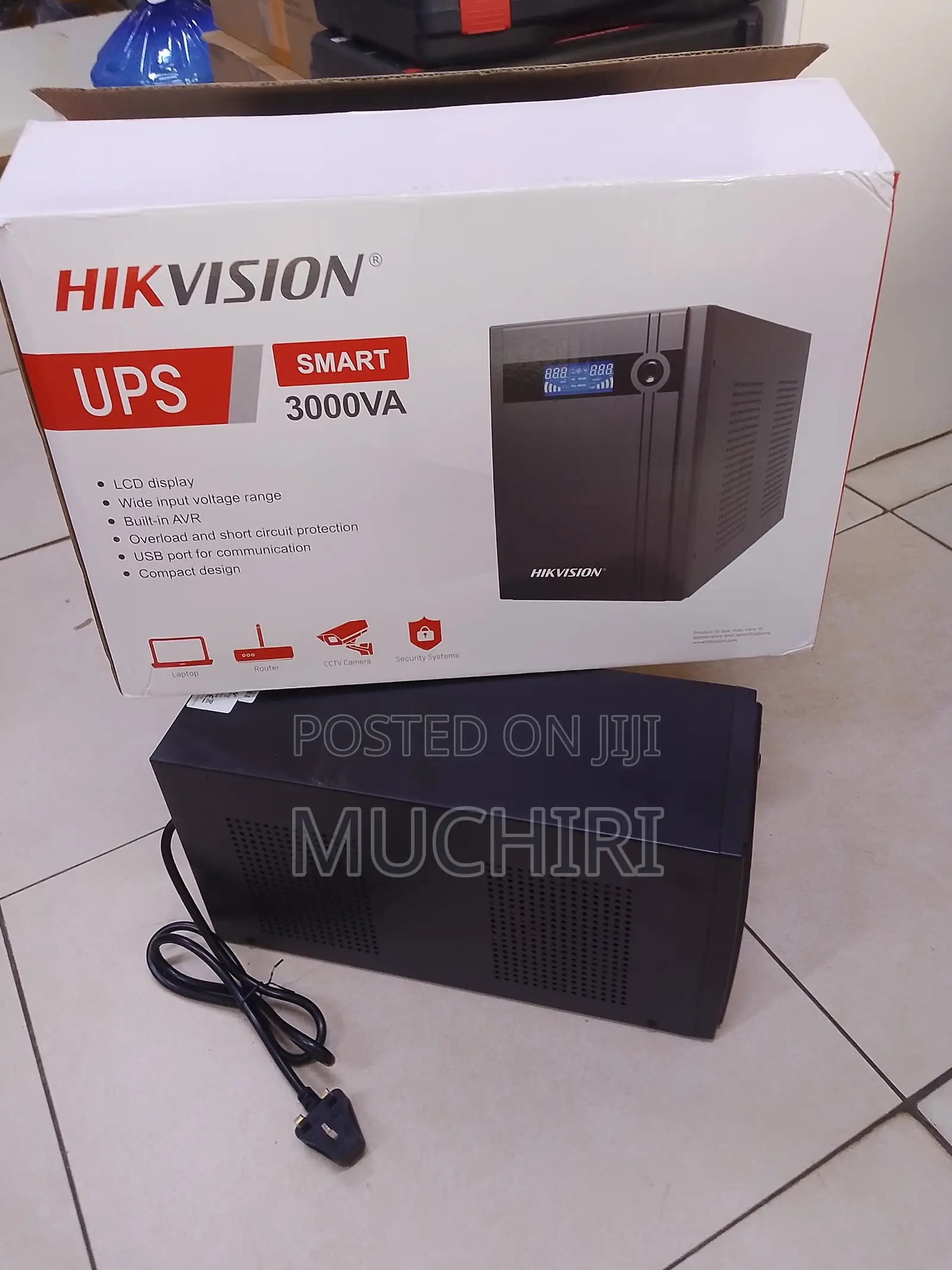 Hikvision 3KVA Uninterruptible Power Supply 1800watts 3000va