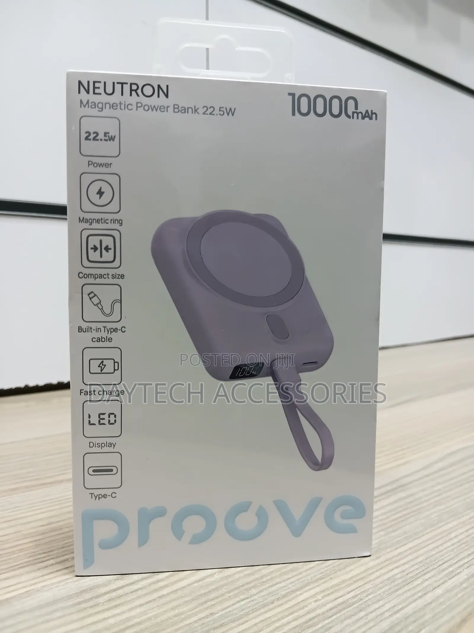 Proove 22.5W 10000mAh Magnetic Power Bank - Purple
