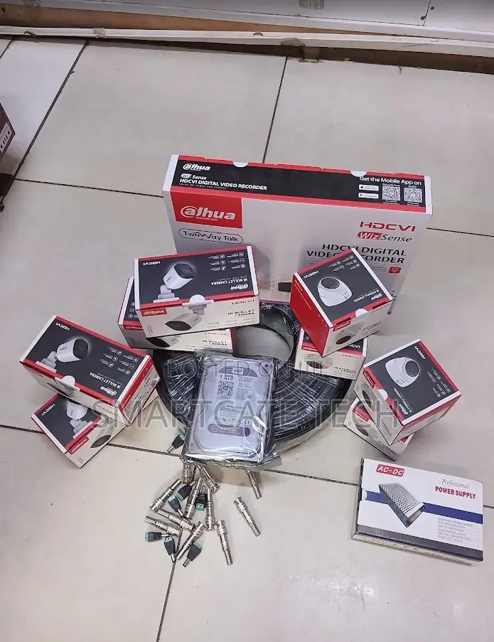 Dahua 8CH CCTV Security System – 8 Cameras Included