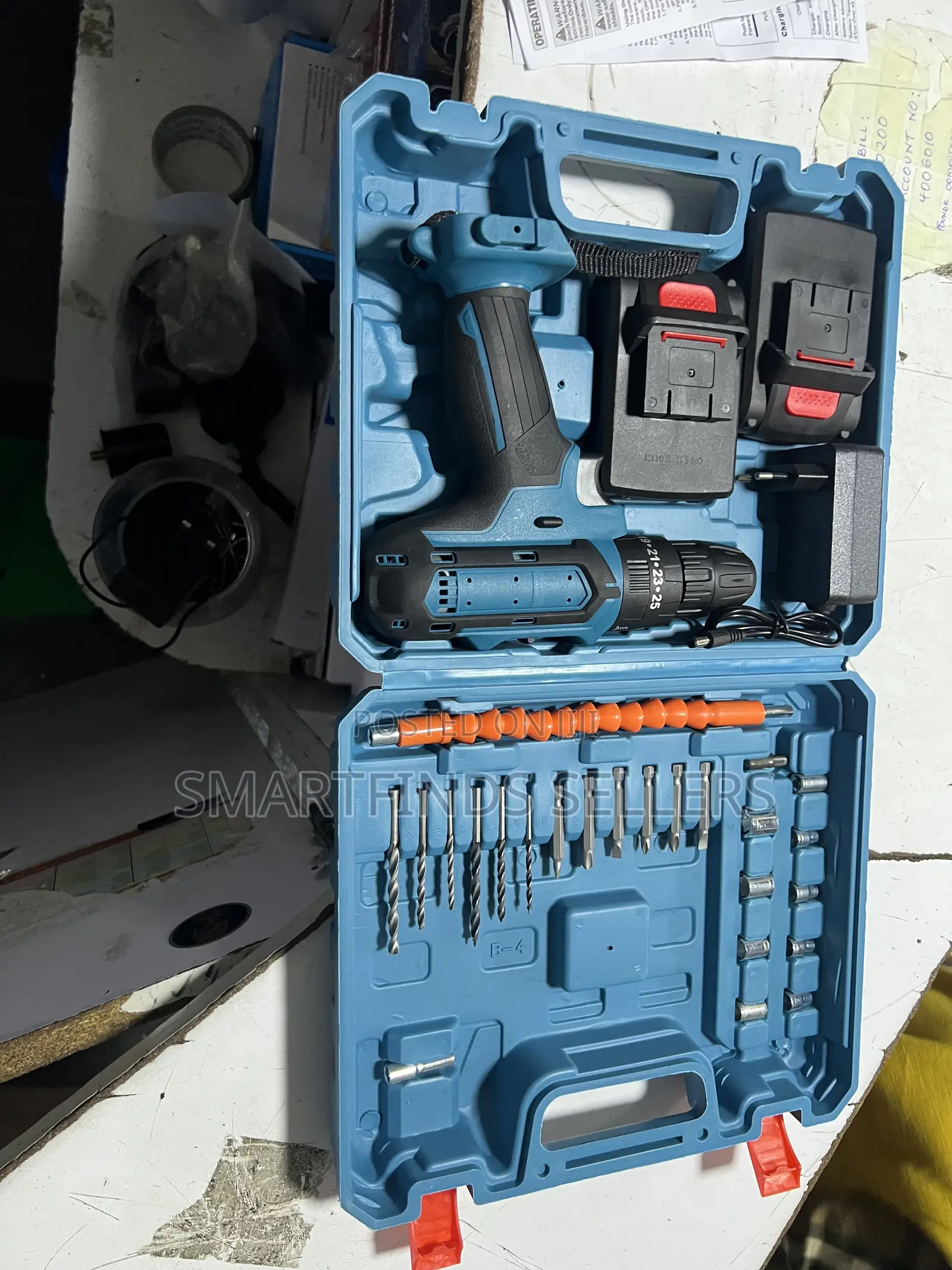 26V Cordless Electric Drill Driver