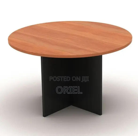 4-Seater Office Boardroom Table : Round Meeting Table
