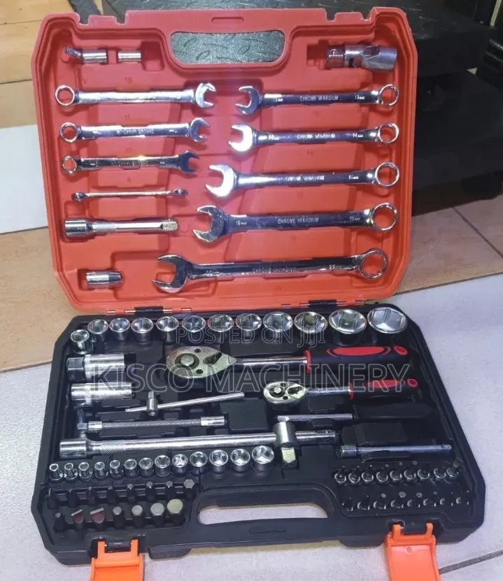 82-Piece Mechanic's Socket and Wrench Tool Set,