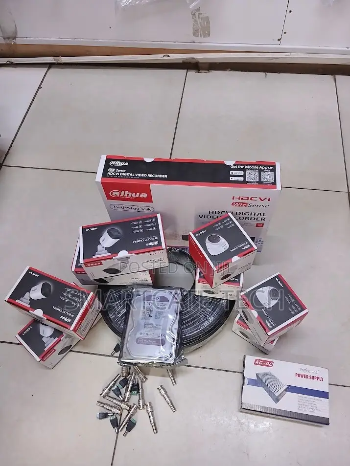 8CH Dahua CCTV Kit With 8 Cameras for Home Business