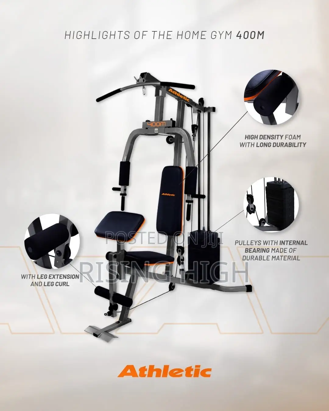 Athletic Multigym Station. Home Full Body.