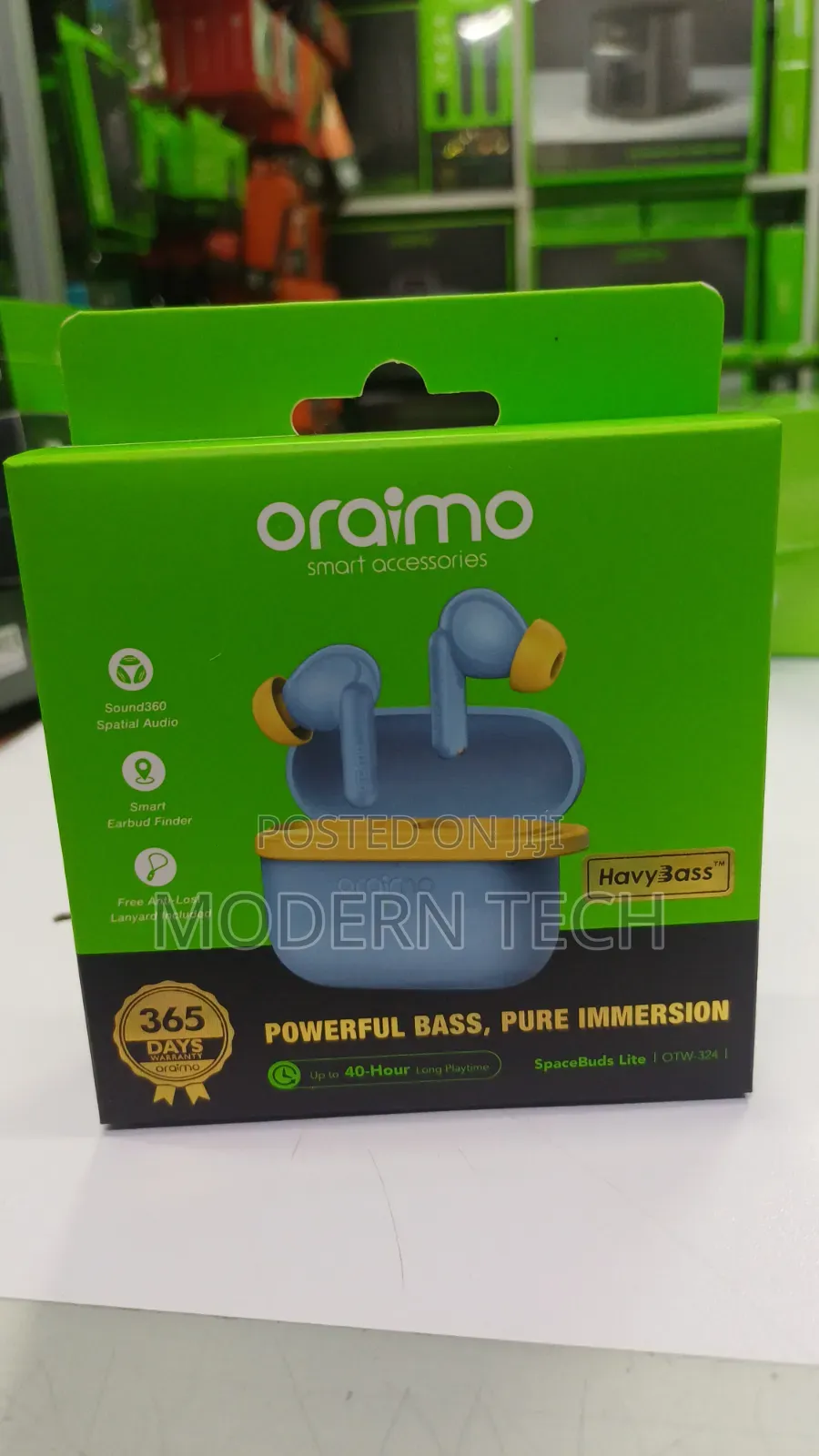Oraimo SpaceBuds Lite OTW-324 40HRS 