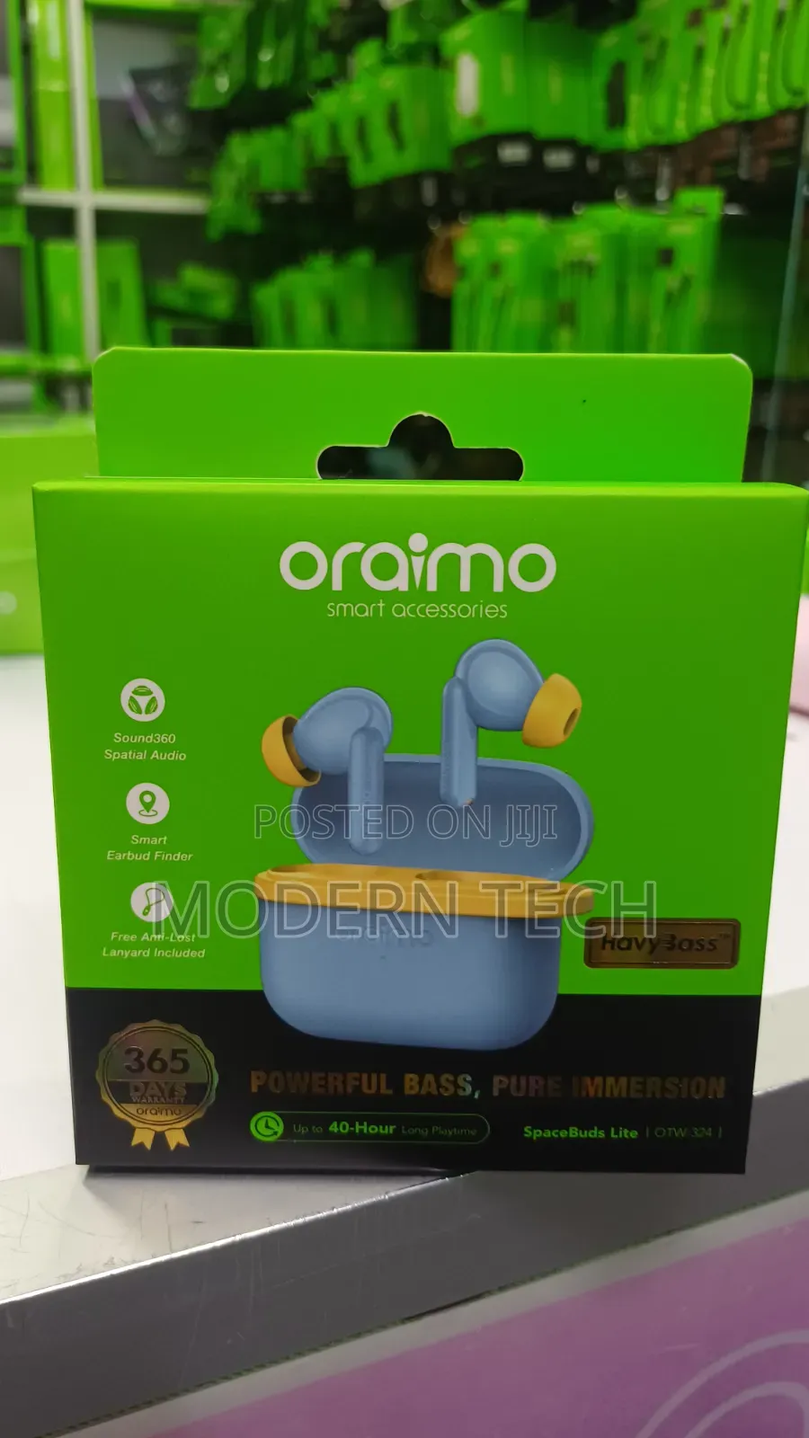 Oraimo SpaceBuds Lite OTW-324 40HRS 
