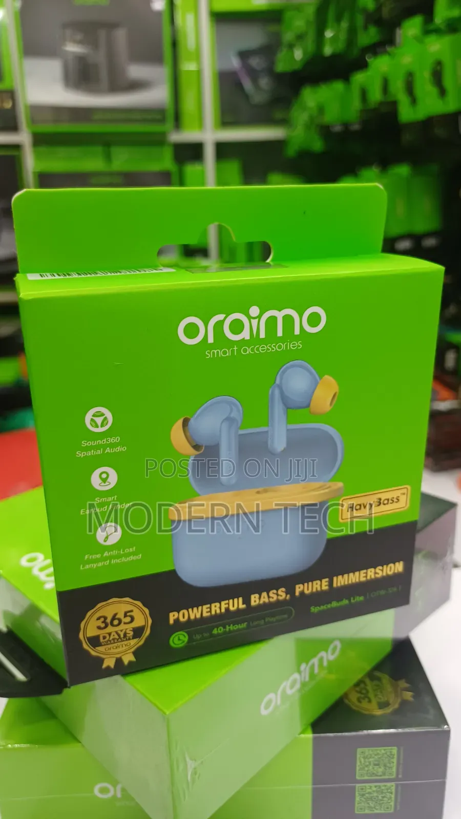 Oraimo SpaceBuds Lite OTW-324 40HRS 