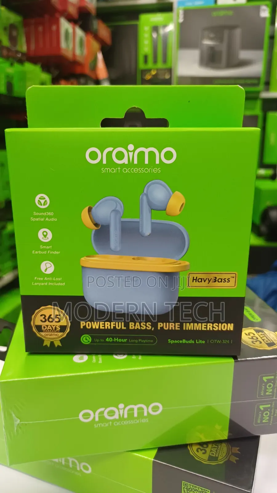Oraimo SpaceBuds Lite OTW-324 40HRS 