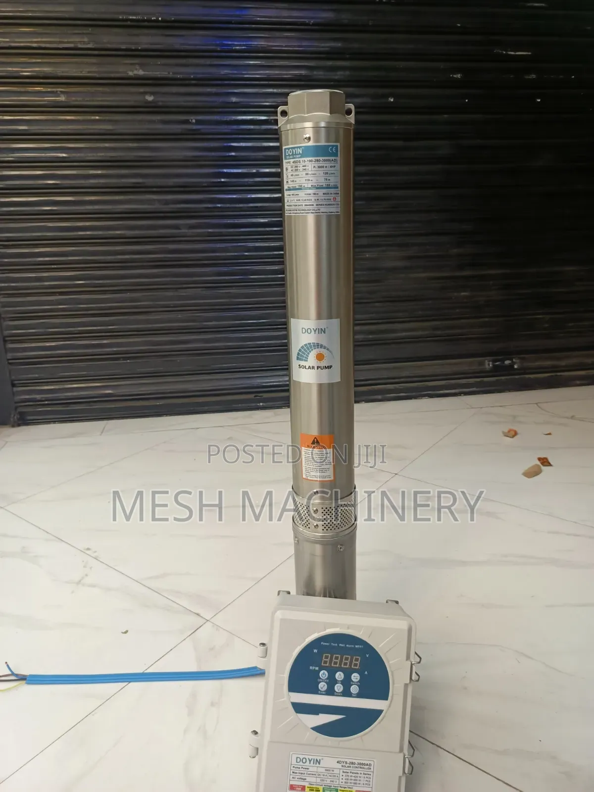 Doyin 3000W 4Hp 190Max Head AC/DC Submersible Water Pump