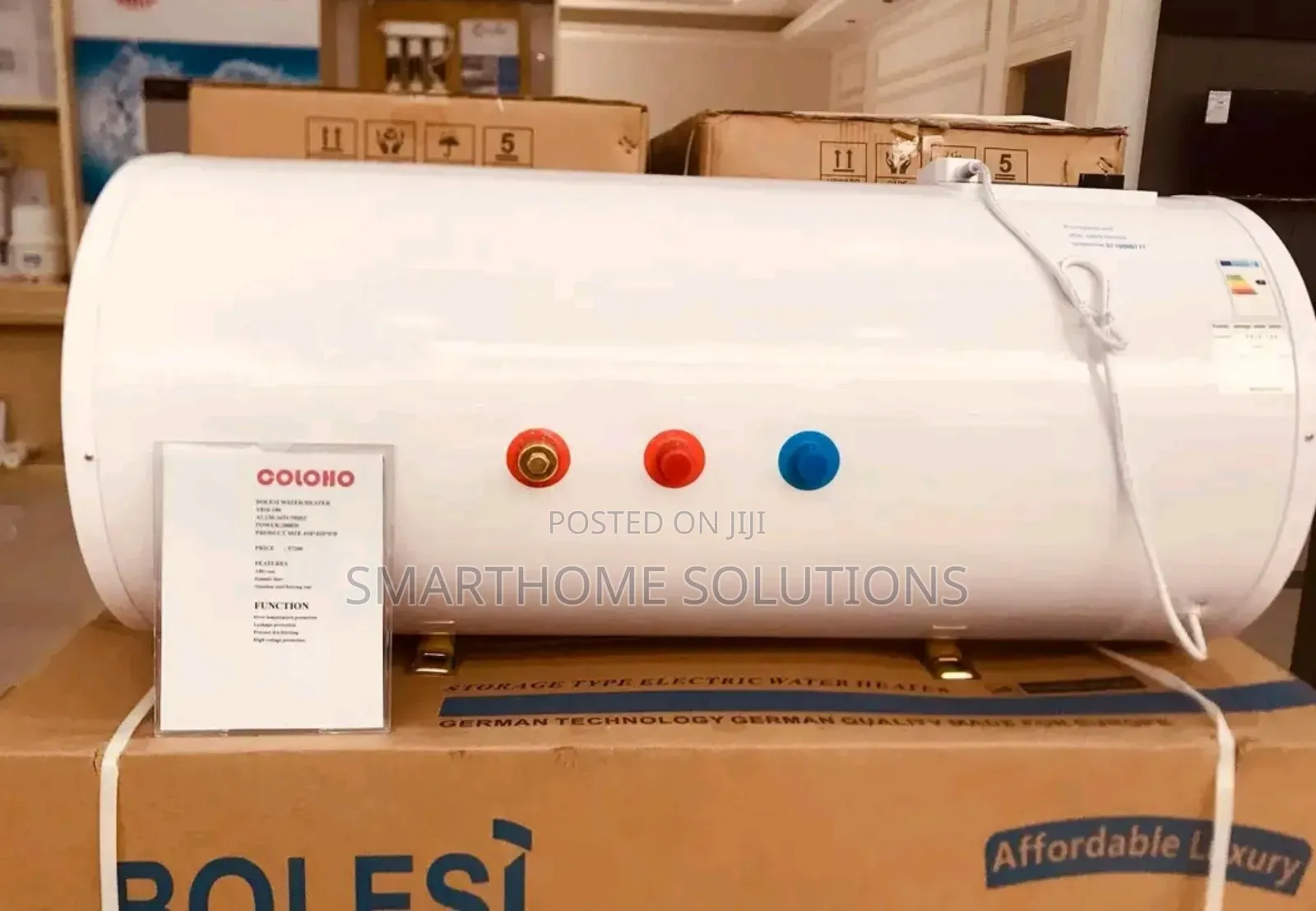 100 Litres Bolesi Water Storage Water Heater