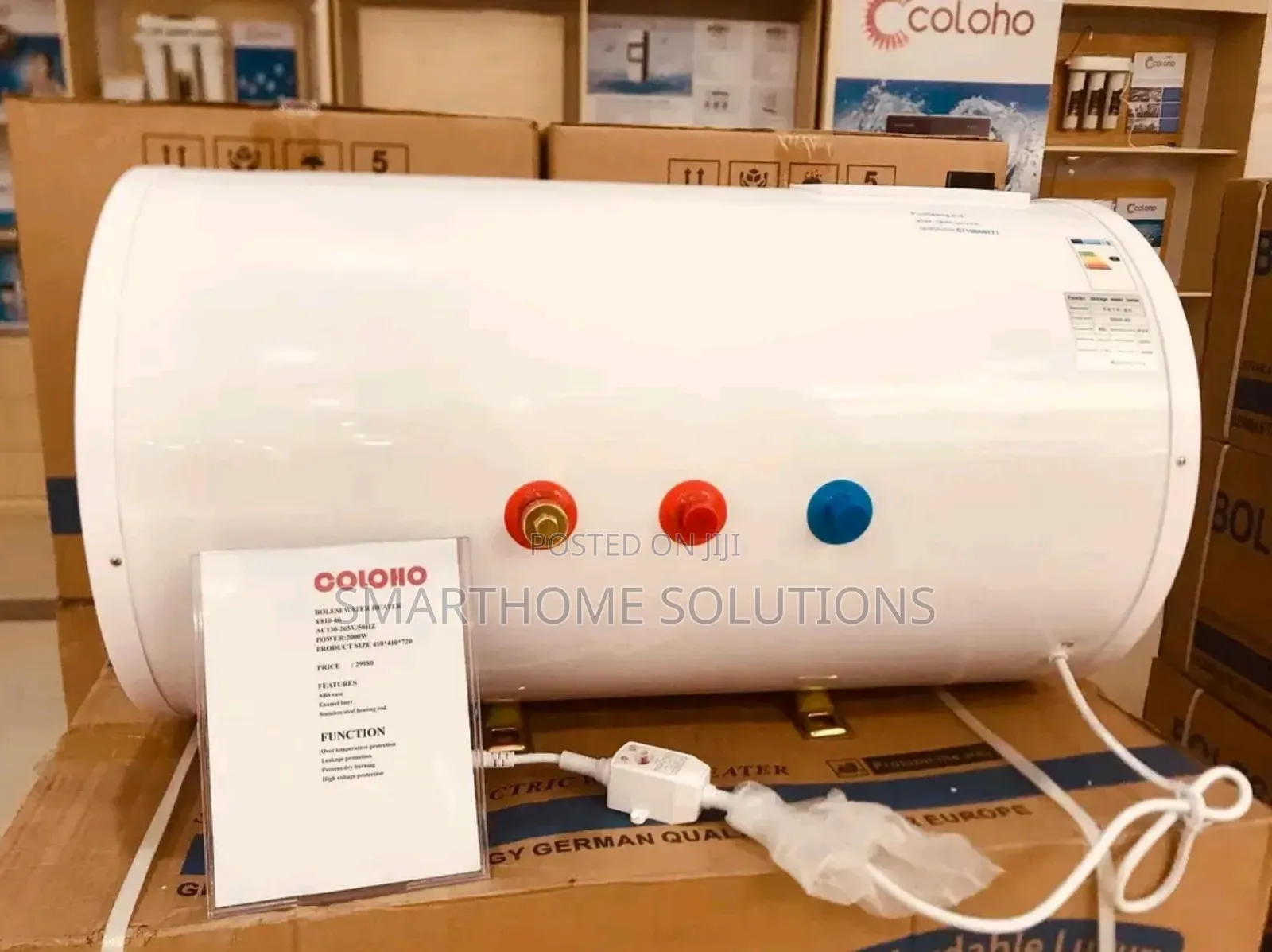 60 Litres Bolesi Water Storage Water Heater