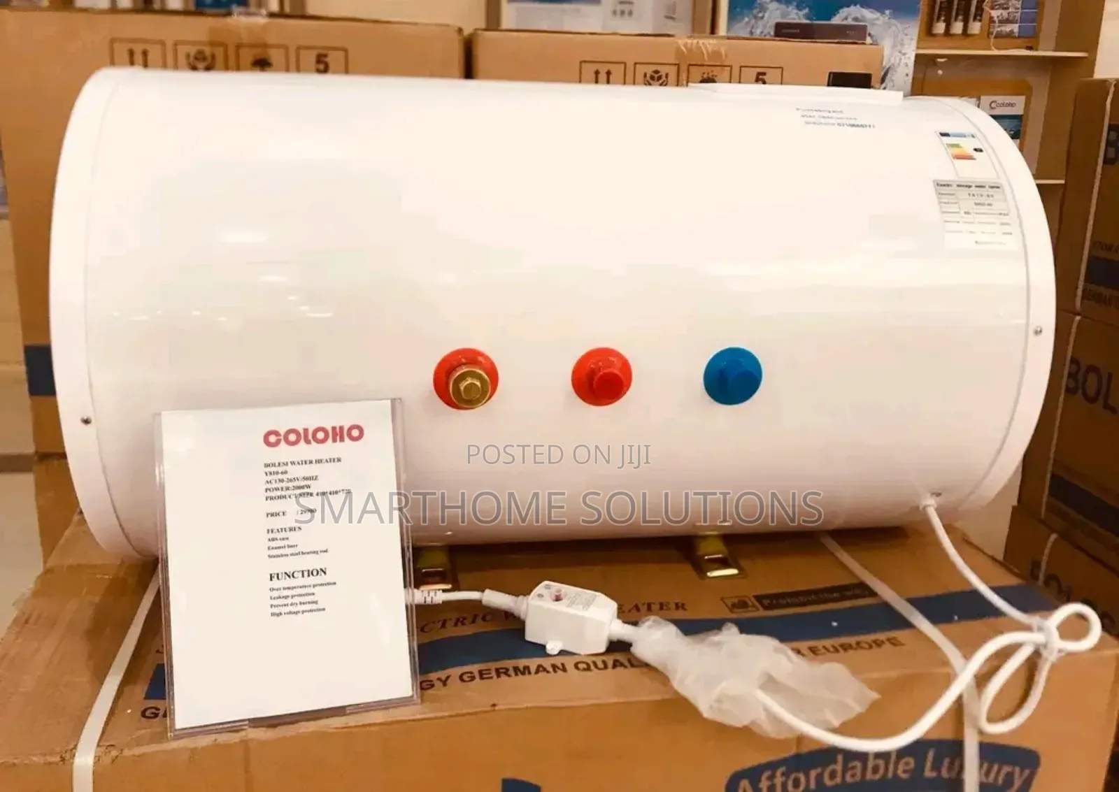 60 Litres Bolesi Water Storage Water Heater