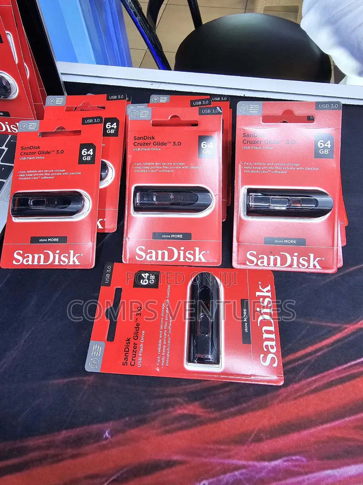 SanDisk Cruzer Glide 3.0 USB Flash Drive- 64GB