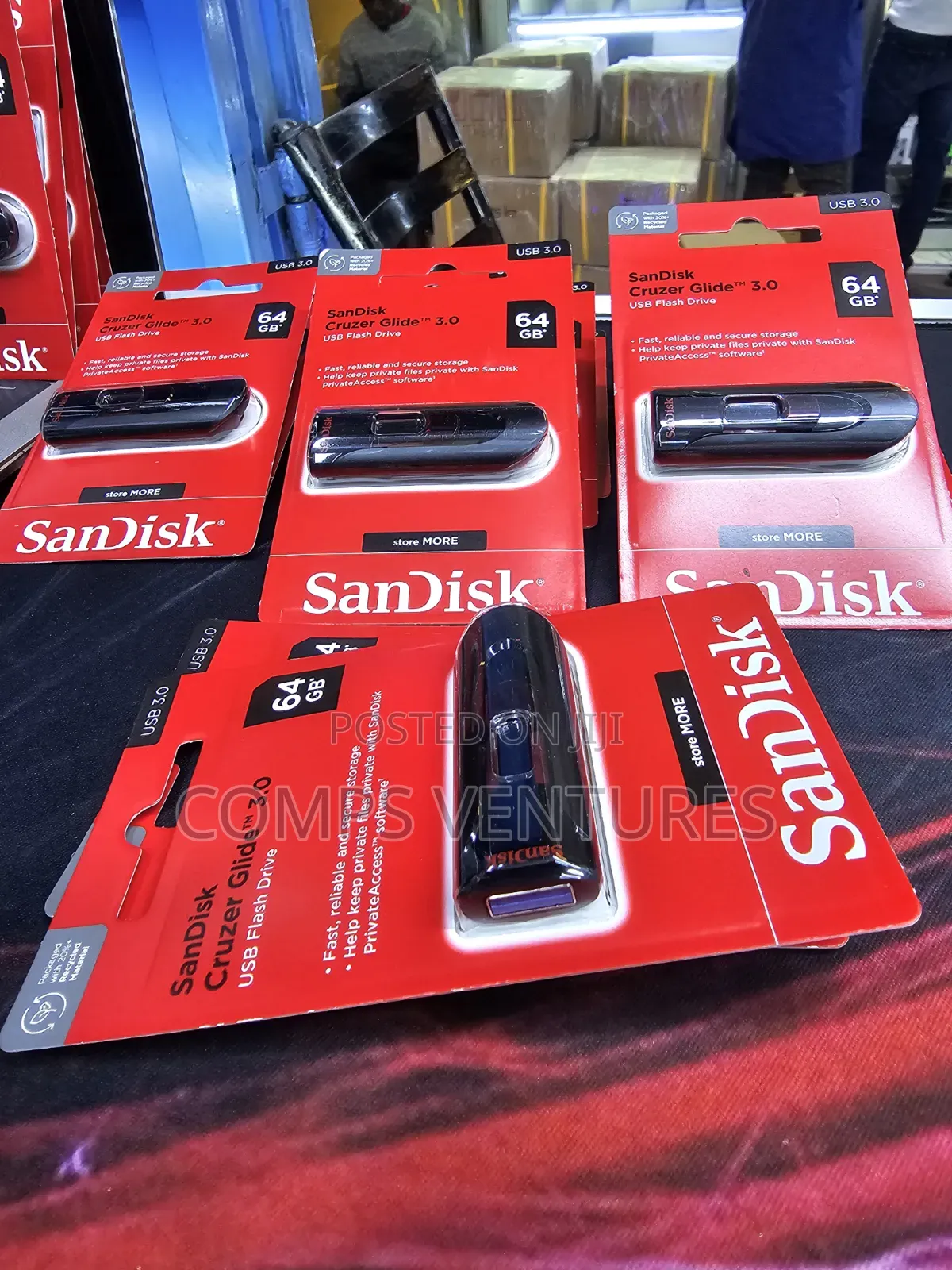 SanDisk Cruzer Glide 3.0 USB Flash Drive- 64GB