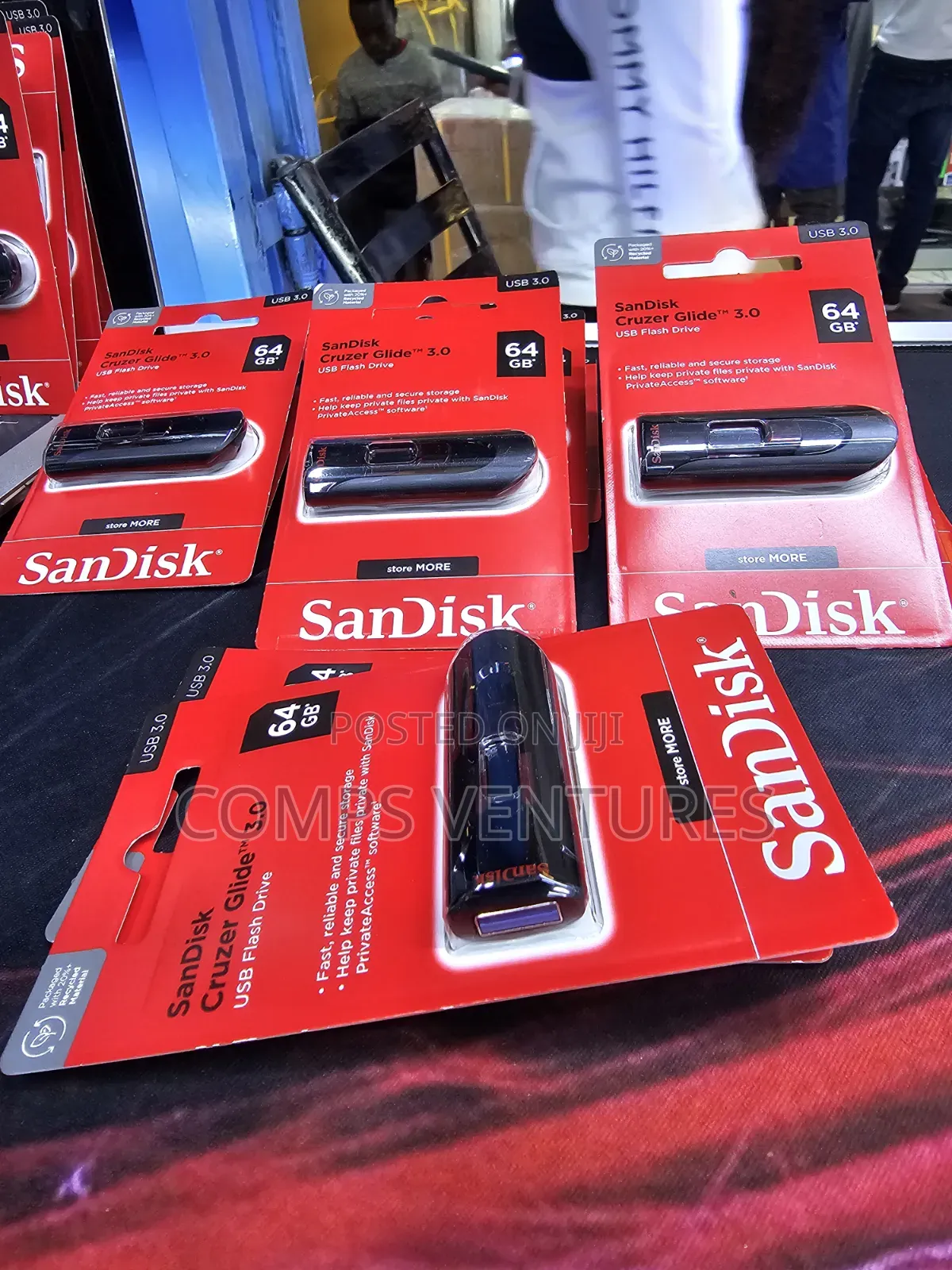 SanDisk Cruzer Glide 3.0 USB Flash Drive- 64GB