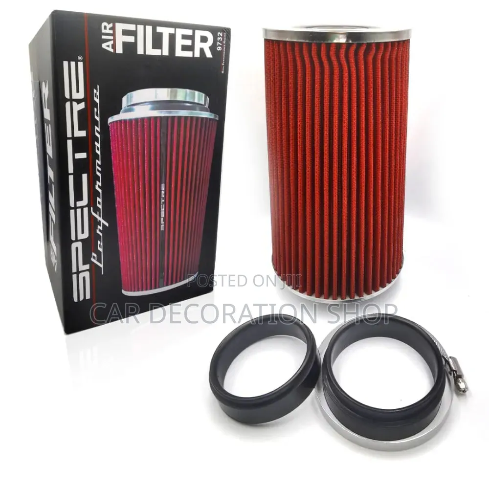 3 3.5 4inch Adapters Round Air Filter With Filtration Mesh