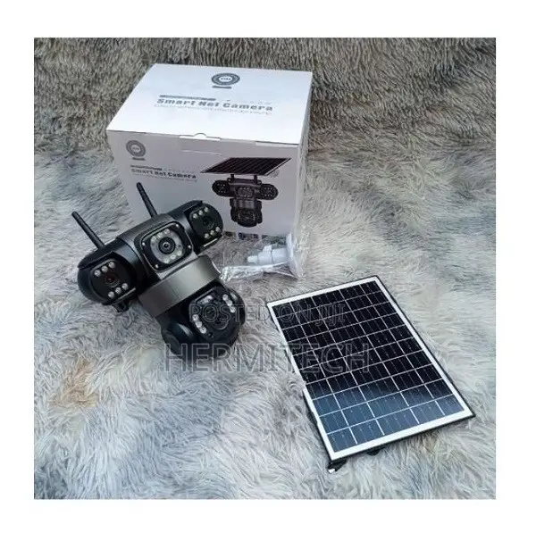 Triple Lens Outdoor 4G Solar Powered CCTV for Farm Security