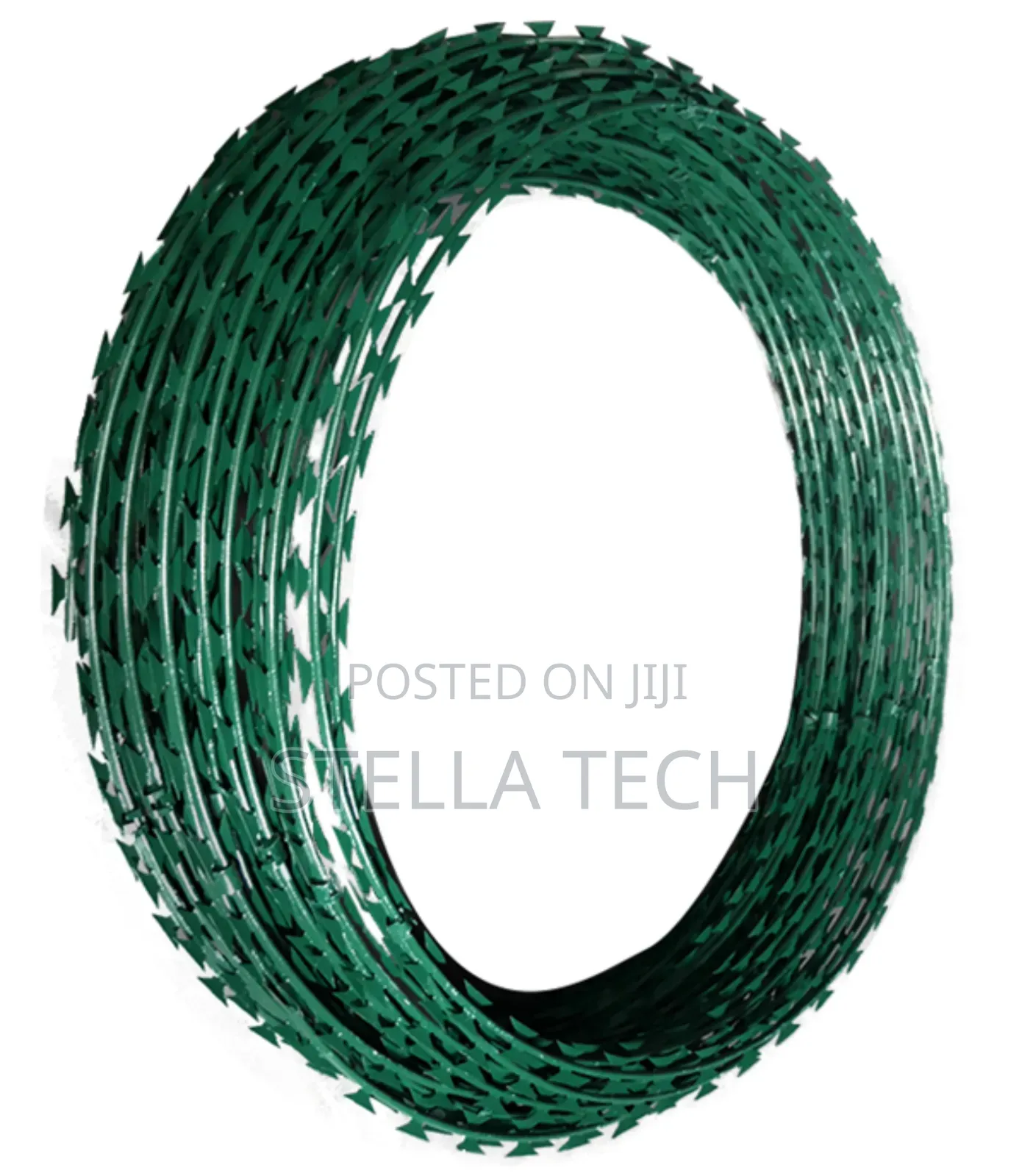 Galvanised Green 10m Razor Wire