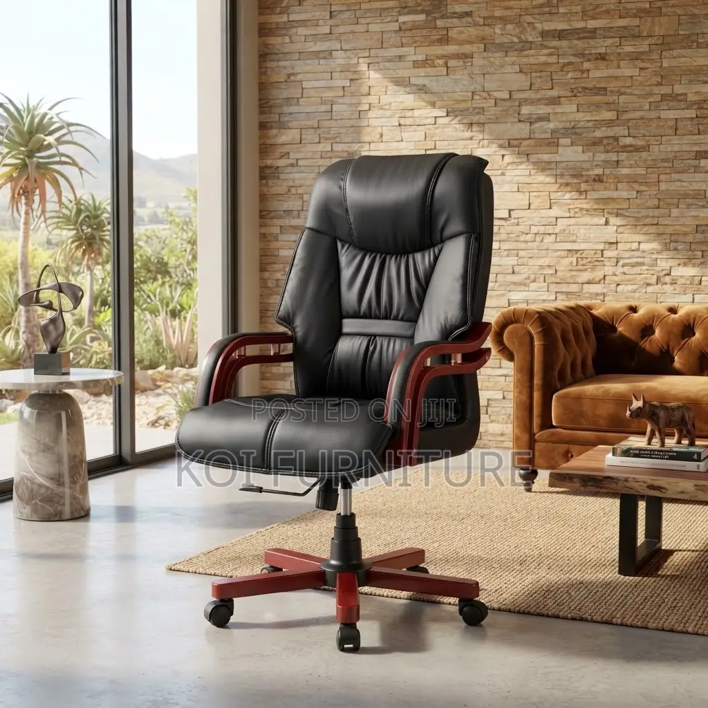 Office Chairs; Executive Premium Leather High Backrest Ceo Seat