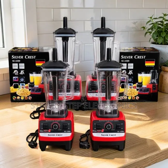Balanced Silver Crest 2-in-1 Double Cup Blender and Grinder
