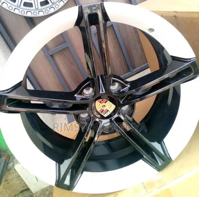 Size 20 Porsche Cayenne, Black With White Line, Full Set