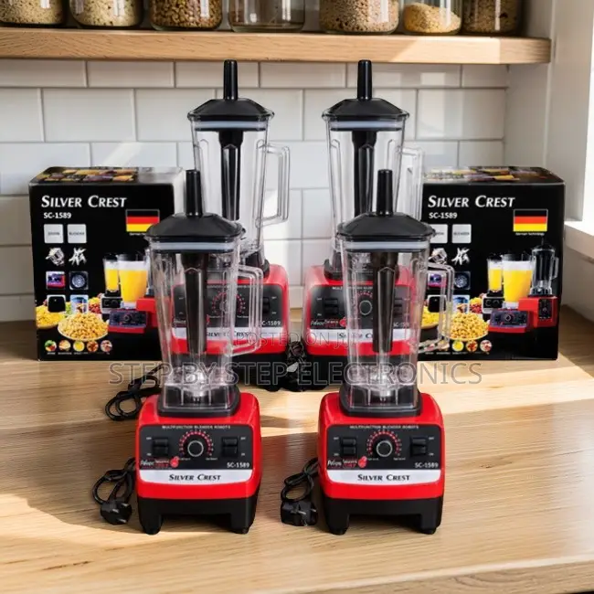 High-Value Silver Crest 2-in-1 Double Cup Blender and Grinder