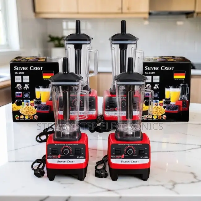 High-Value Silver Crest 2-in-1 Double Cup Blender and Grinder
