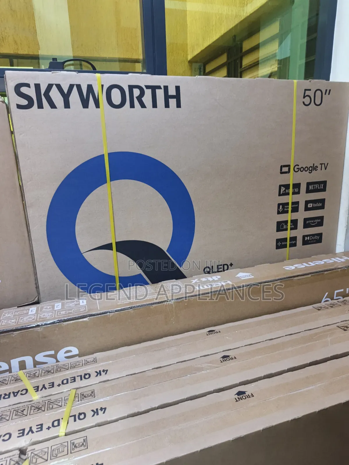 Skyworth 50q6000k, 50" Qled Google TV, Black (1yr Wrty)
