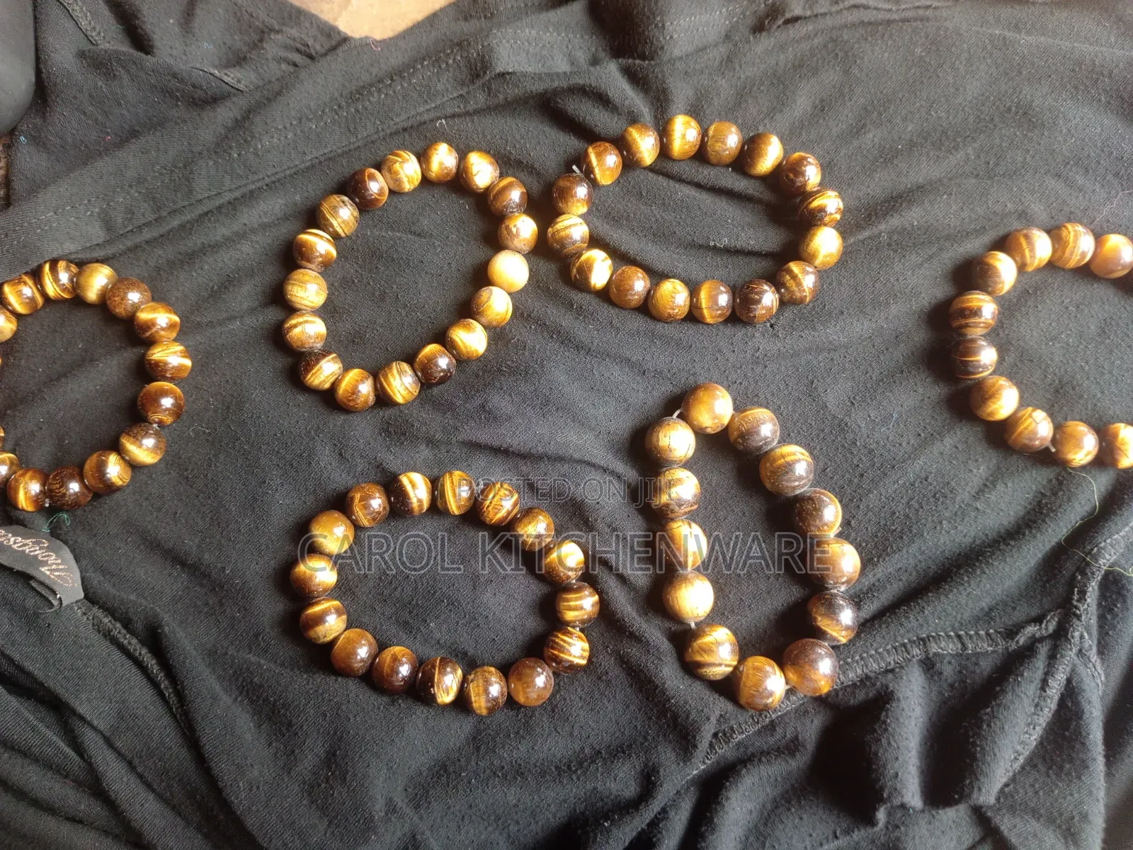 Tiger Eye Gemstone Blacelet / Natural Tiger Eye Blacelet