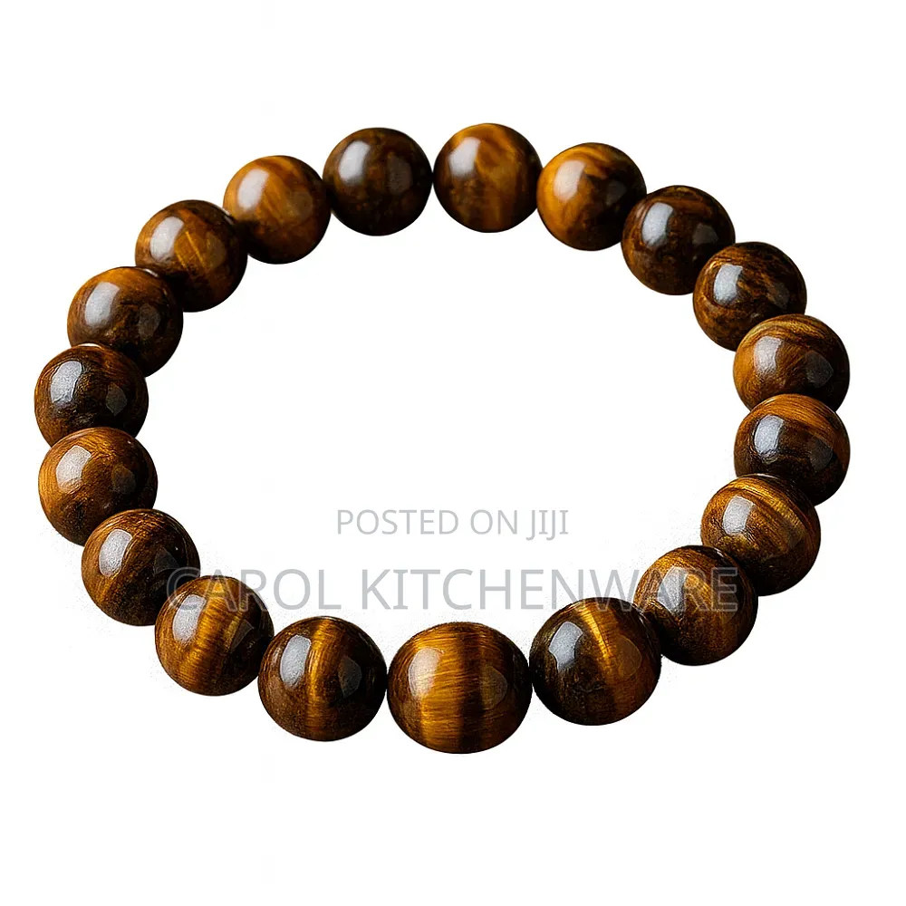Tiger Eye Gemstone Blacelet / Natural Tiger Eye Blacelet