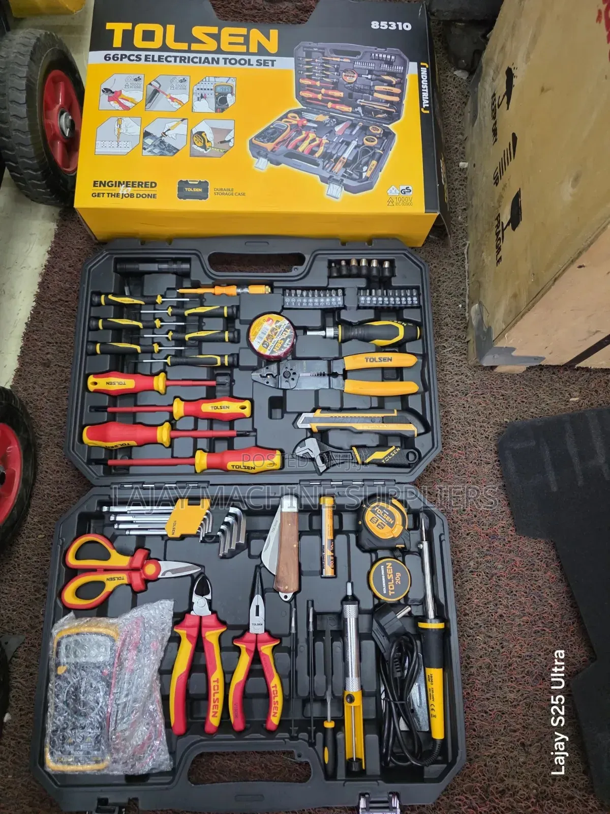 Tolsen 66-Piece Electrician Tool Set