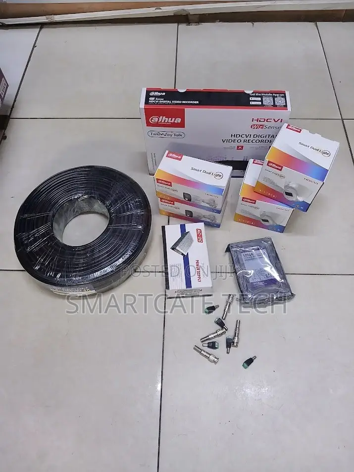 Dahua 4CH Full Color CCTV Camera System With Remote Viewing
