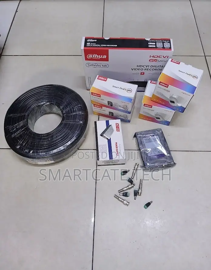 Dahua 4 Channel Full Color CCTV Kit – Night Day Surveillance