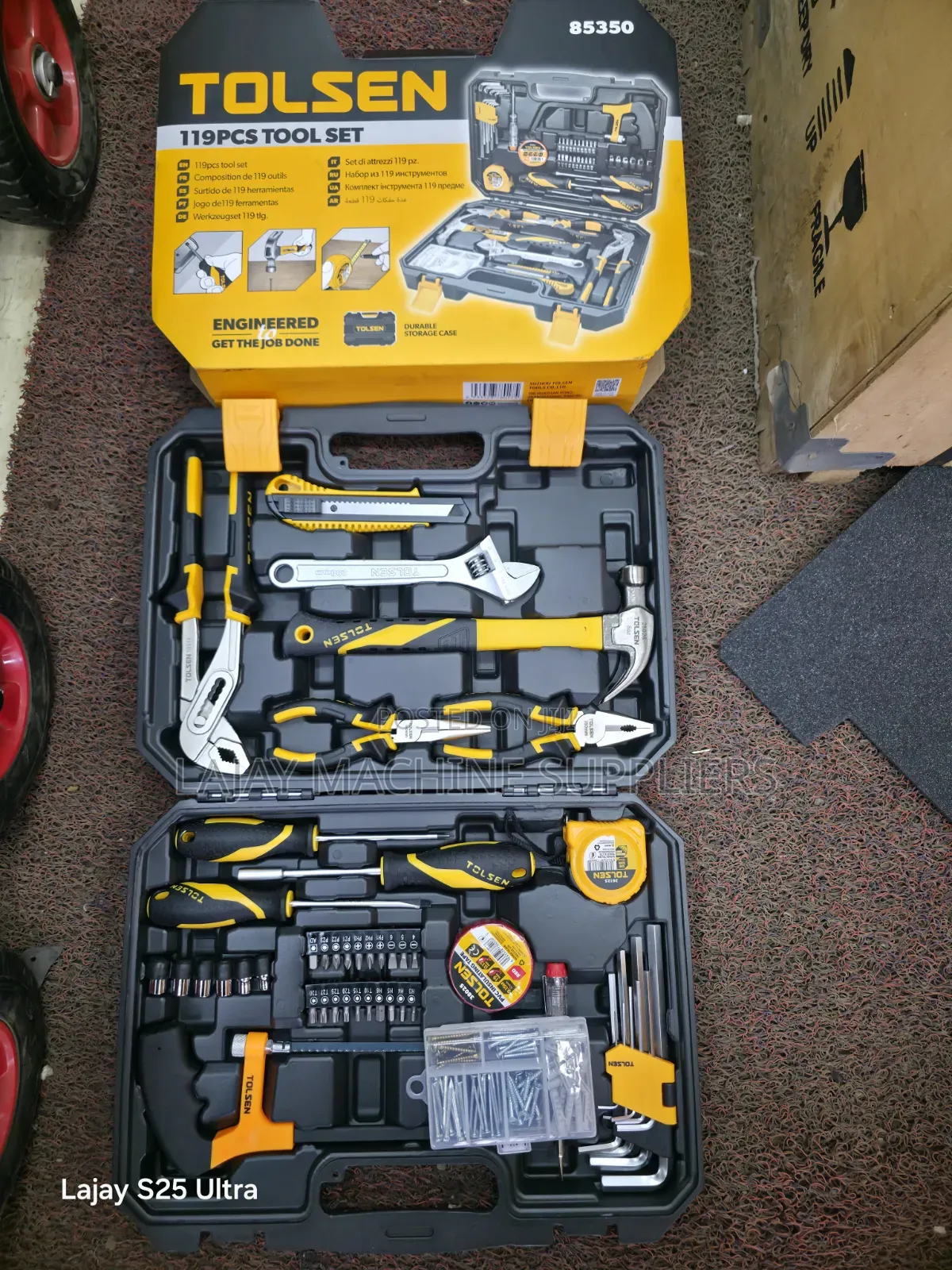 Tolsen 119-Piece Tool Set (Model 85350)