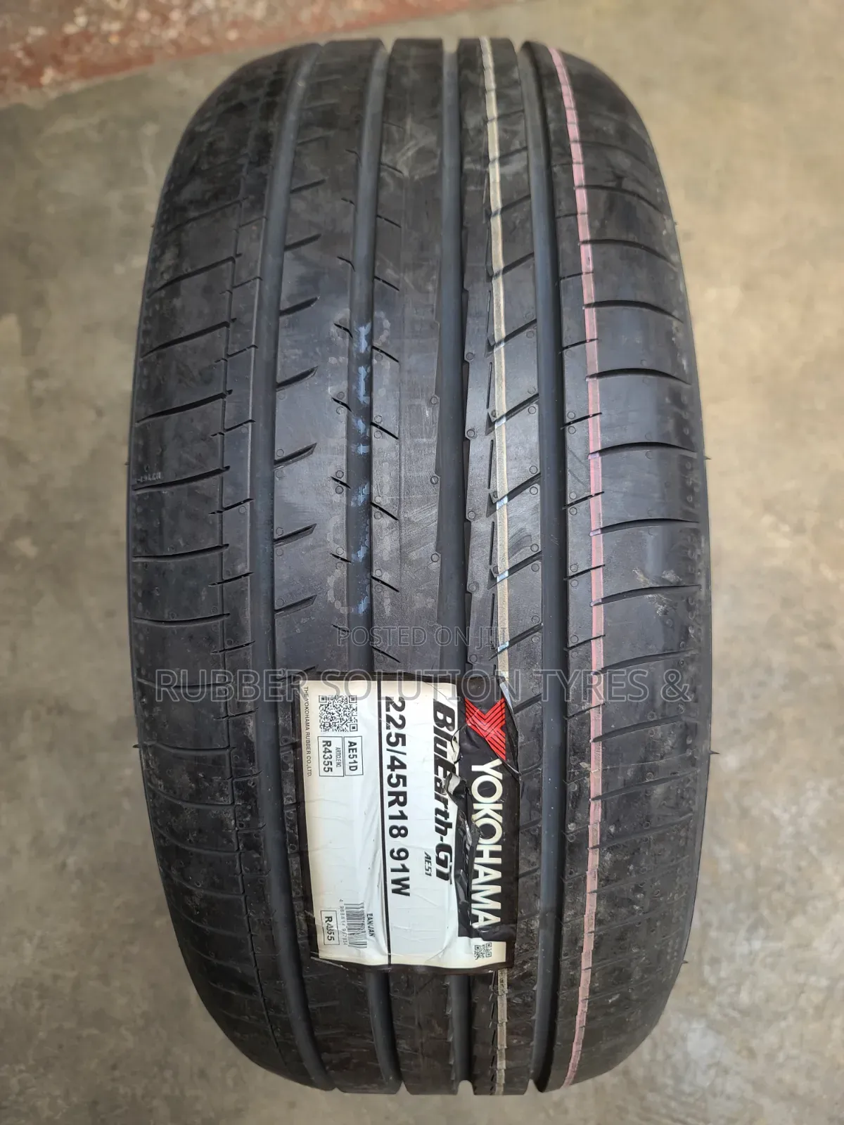 225 /45 R18 Yokohama Tyres 91w Bluearth-Gt Made in Japan