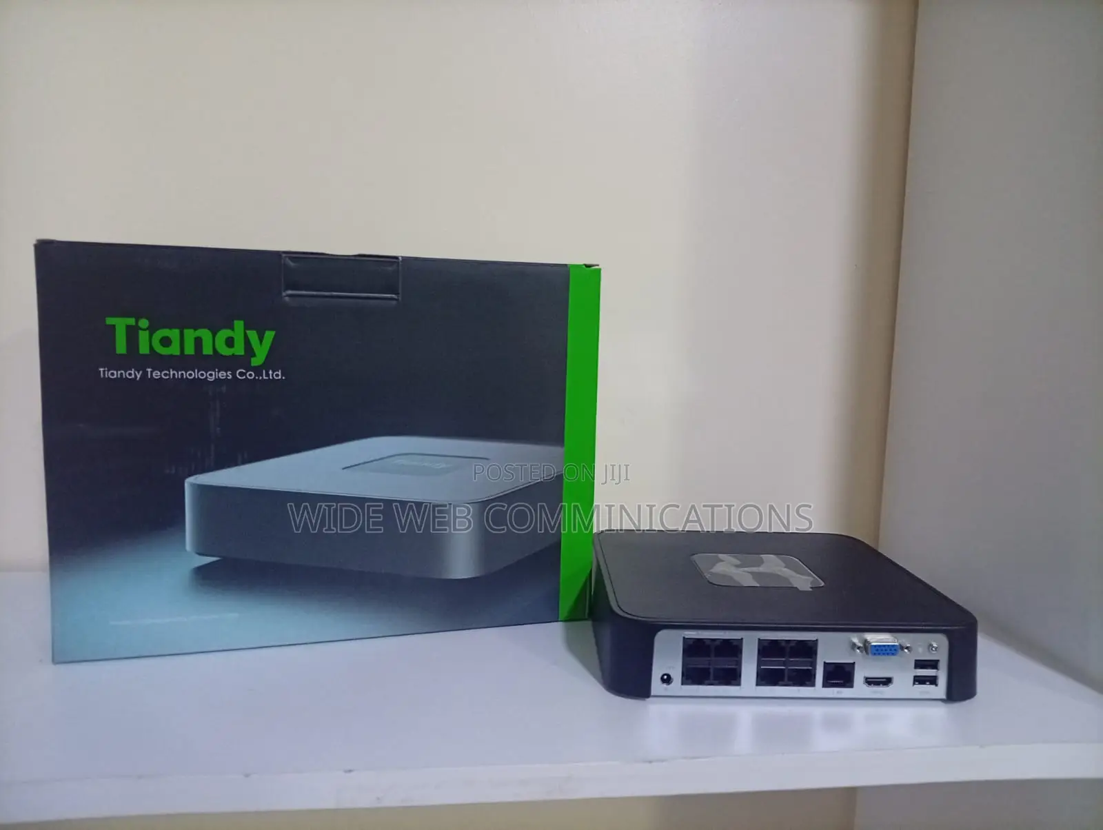 Tiandy 8 Port PoE NVR IP CCTV